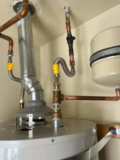 Water heater installation and plumbing repair in Anise